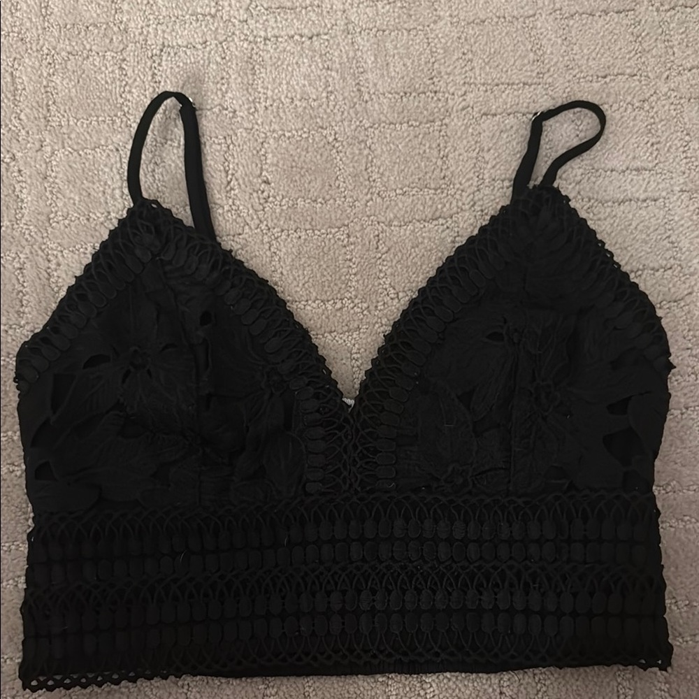 Tilly's Black Lace Tank Top